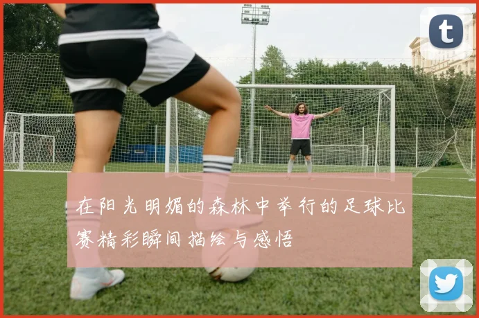 在阳光明媚的森林中举行的足球比赛精彩瞬间描绘与感悟